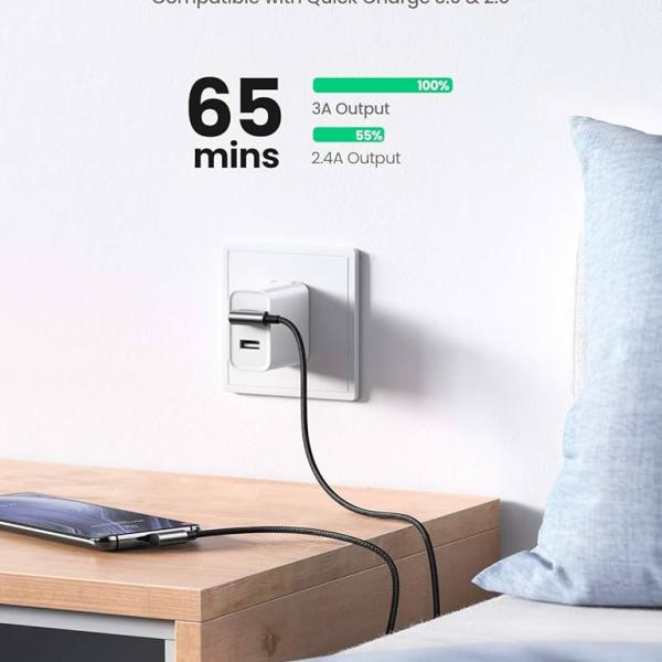 UGREEN Angled USB-C Cable Fast Charging Durable