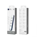 WiWU Wi-S007 PS422 20W GaN 8 in 1 Charging Power Strip
