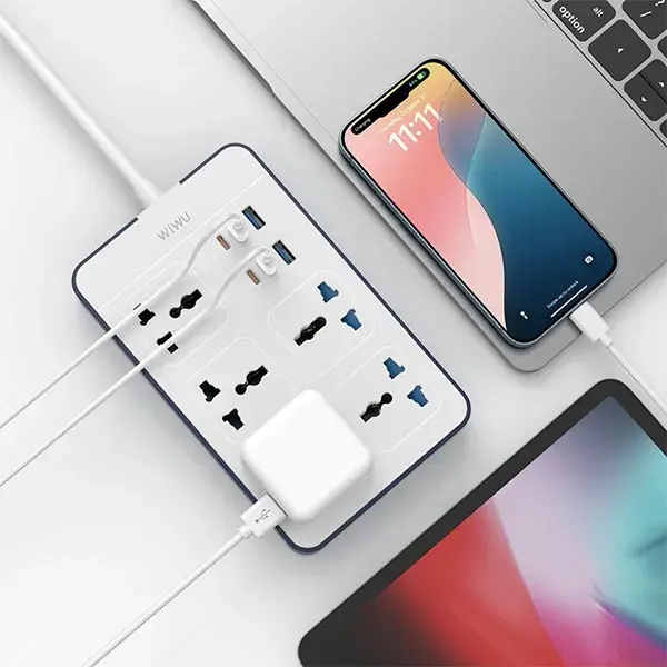 WiWU Wi-S006 PS524 20W GaN 11-in-1 Multifunctional Power Strip